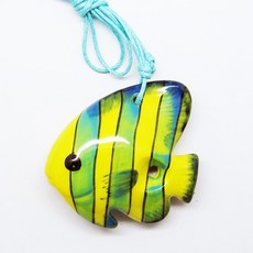 Play Nature 水族系列（瓷器）陶笛, 1 個, 黃色熱帶魚