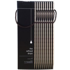 彩色包裝盒 1L, 現代水滴, 10個