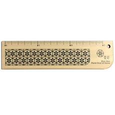 woonori 꽃문대나무자 불갑사, 1개, 15cm