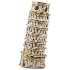 매직퍼즐 3D 내가 만드는 세계 유명 건축물 시리즈 종이블록, 28피스, 피사의 사탑, 1개