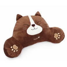 ANINARA 挪威貓 大型腰部靠墊, Jun (棕色)