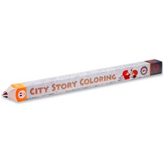 시티스토리컬러링 대형 포스터, 1개, 파리