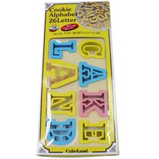 Cute 字母曲奇型26P, 1組