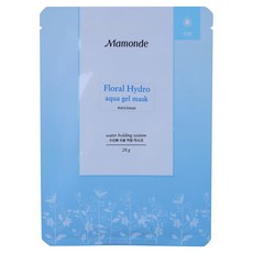 마몽드 플로랄 하이드로 아쿠아 젤 마스크 시트, 2개, 1개입