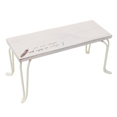 더자카 메탈우드 미니벤치 CYST159, 아이보리, 1개