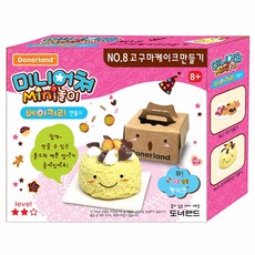 도너랜드 미니어쳐 미니놀이 고구마케이크 클레이만들기 세트, 1개