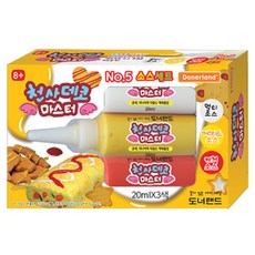 도너랜드 천사데코마스터 소스세트 클레이아트 도구, 혼합색상, 1개