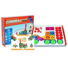 지니맥 자석블록 자동차 68피스, GNMC001, 1개