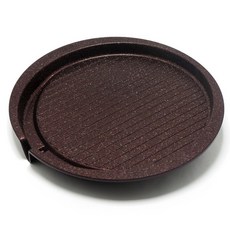 圓形鈦合金不沾排油煎烤盤, 35 x 32 厘米, 1個