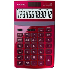 카시오 계산기 일반용 컬러 JW-200TW, RD