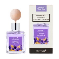 Byhyang 清新木球擴香瓶, 薰衣草伊蘭, 100ml, 1個