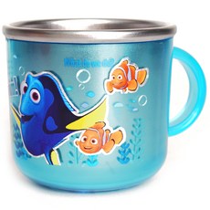 릴팡 도리를찾아서 안전핸들논슬립스텐컵, 혼합 색상, 1개