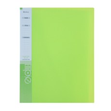 엘립스 클리어파일 40p, 연두, 1개