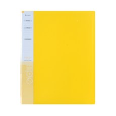 엘립스 클리어파일 40p, 노랑, 1개