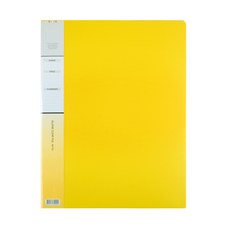엘립스 클리어파일 10p, 노랑, 1개