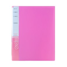 엘립스 클리어파일 40p, 분홍, 1개