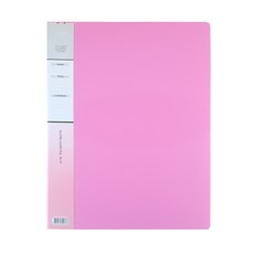 엘립스 클리어파일 10p, 분홍, 1개