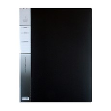 엘립스 클리어파일 10p, 검정, 1개