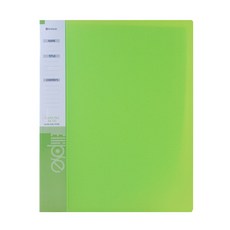 엘립스 클리어파일 20p, 연두, 1개