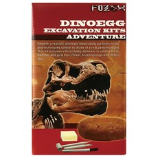 DIGITUP恐龍蛋3D三角龍, 恐龍蛋+挖掘工具+說明書+案例