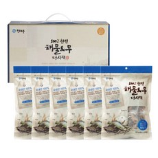 천연해물앤무 진심5호 다시팩, 120g, 6개