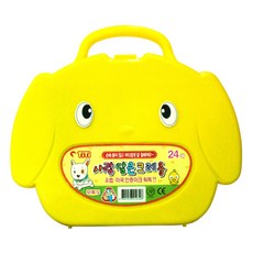 티티경인 사랑담은 손에묻지않는 크레용, 24색, 1개, 24색