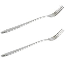리빙아트 백합 티포크, 혼합 색상, 2개