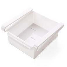 아울리빙 냉장고 거치 보관함, 화이트, 1개