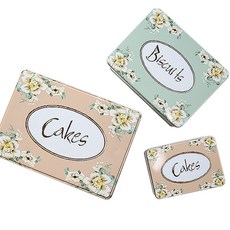 Happy Village 件套鋼製儲物盒麵包店, 1套