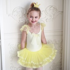 DRESSHOUSE 黃色蝴蝶結芭蕾舞裙