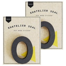 슈아뜰리에 1728 wood 55 x 70 mm 디자인 스티커, 0, 2개