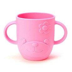 렉스앤펀트 렉싱턴 Lexnfant 실리콘 유아 밀크컵 GIRL, Pink, 1개
