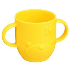 렉스앤펀트 렉싱턴 Lexnfant 실리콘 유아 밀크컵 GIRL, Yellow, 1개