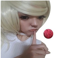 日常假髮動漫臉部修飾角色扮演假髮 7 紅色, 1套