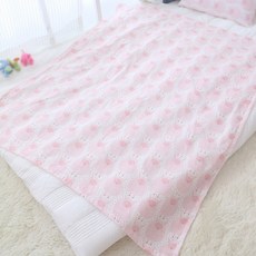 보떼하우스 순면 거즈이불 M, 달콤양 핑크