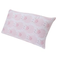 BEAUTE HOUSE 印花純棉紗布枕頭, 粉色