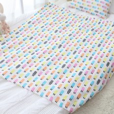 보떼하우스 순면 거즈이불 M, 더블바 블루