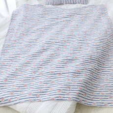 보떼하우스 순면 거즈이불 M, 수박 블루