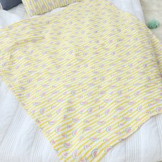 보떼하우스 순면 거즈이불 M, 수박 옐로우