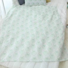 보떼하우스 순면 거즈이불 M, 달콤양 민트