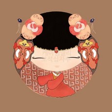 케이엠엘리보석십자수 AB 치파오소녀 11 30x30cm, 1개