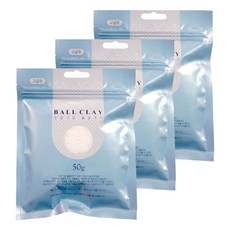 토단 전문가용 볼클레이 50g, 3개, 하양, 1개