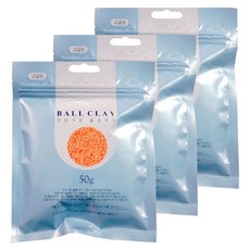 토단 전문가용 볼클레이 50g, 3개, 형광주황, 1개