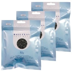 토단 전문가용 볼클레이 50g, 3개, 검정, 1개