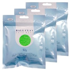 토단 전문가용 볼클레이 50g, 3개, 형광연두, 1개