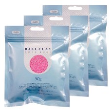 토단 전문가용 볼클레이 50g, 3개, 형광핑크, 1개