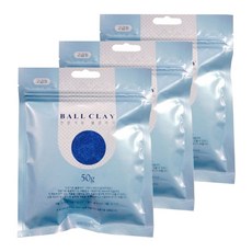 토단 전문가용 볼클레이 50g, 3개, 파랑, 1개