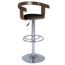 다우체어 차코 스틸 의자 C, 월넛, 1개