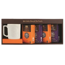 커피빈 스페셜콜렉션 커피 선물세트 3호, 캡틴 아메리카노 미니 2p + 콜롬비아 아메리카노 미니 2p + 화이트 머그, 1세트