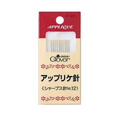 Clover 아플리케 바늘세트 No.12 57-331, 1개